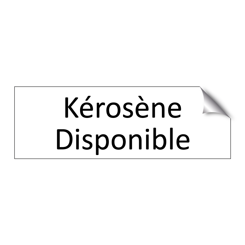 Kérosène Disponible