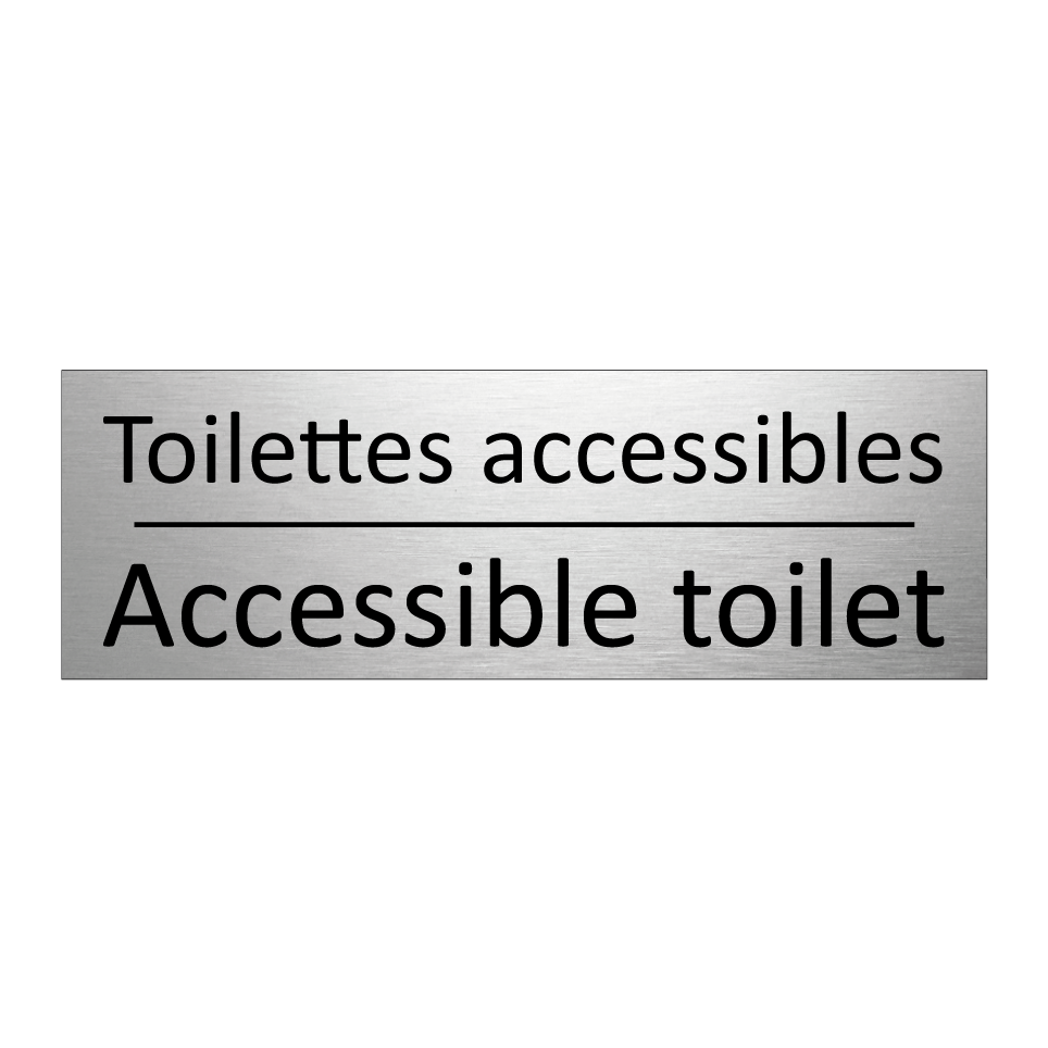 Toilettes accessibles - Accessible toilet