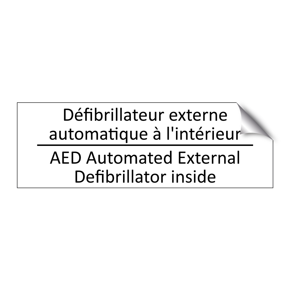 Défibrillateur externe automatique /.../ - AED Automated External Defibrillator /.../