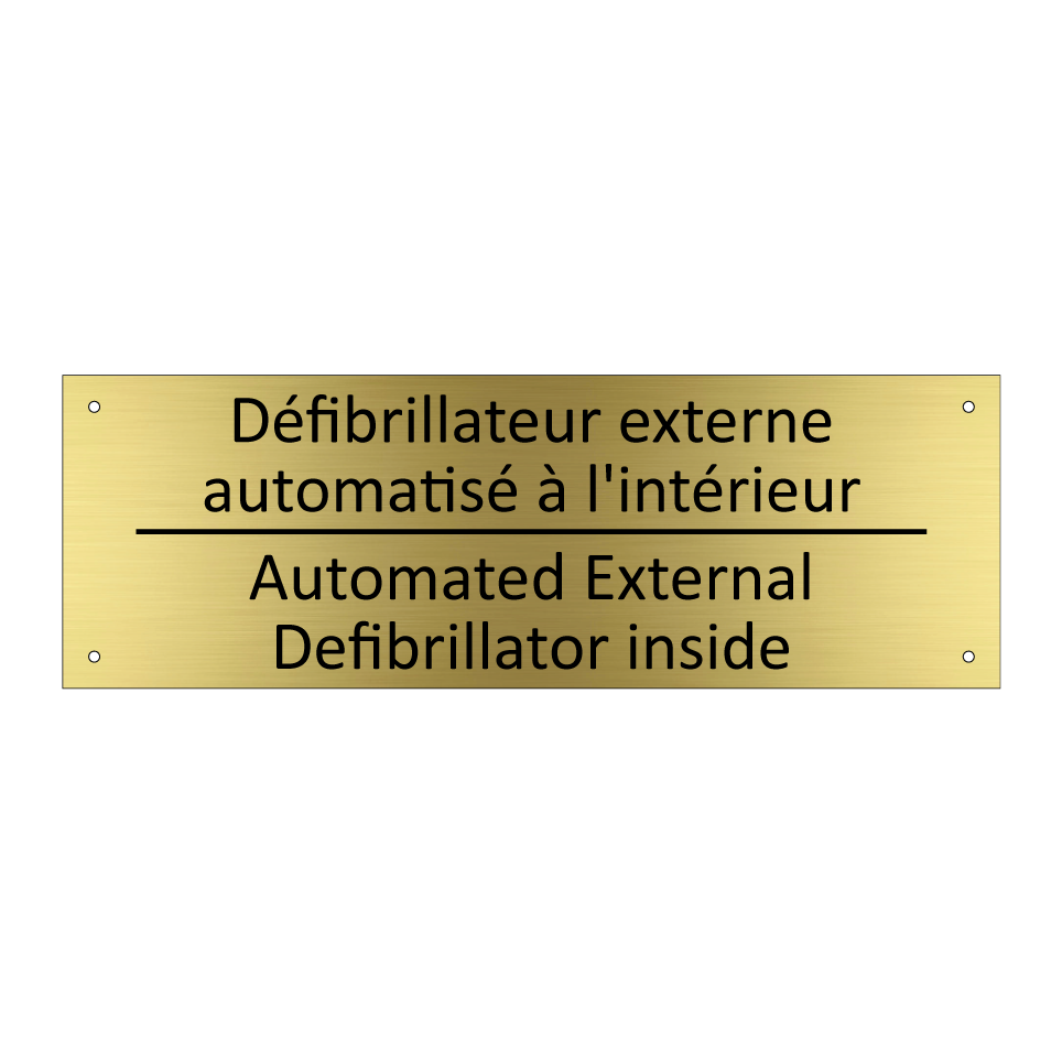Défibrillateur externe automatisé /.../ - Automated External Defibrillator /.../