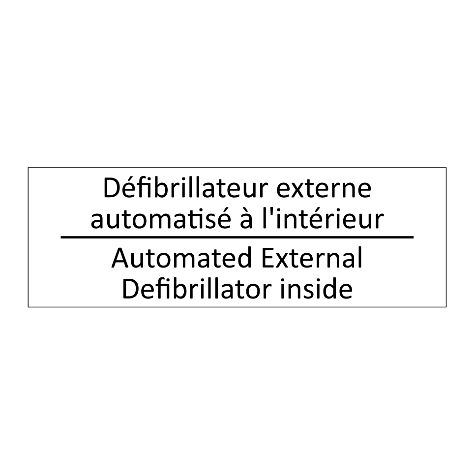 Défibrillateur externe automatisé /.../ - Automated External Defibrillator /.../