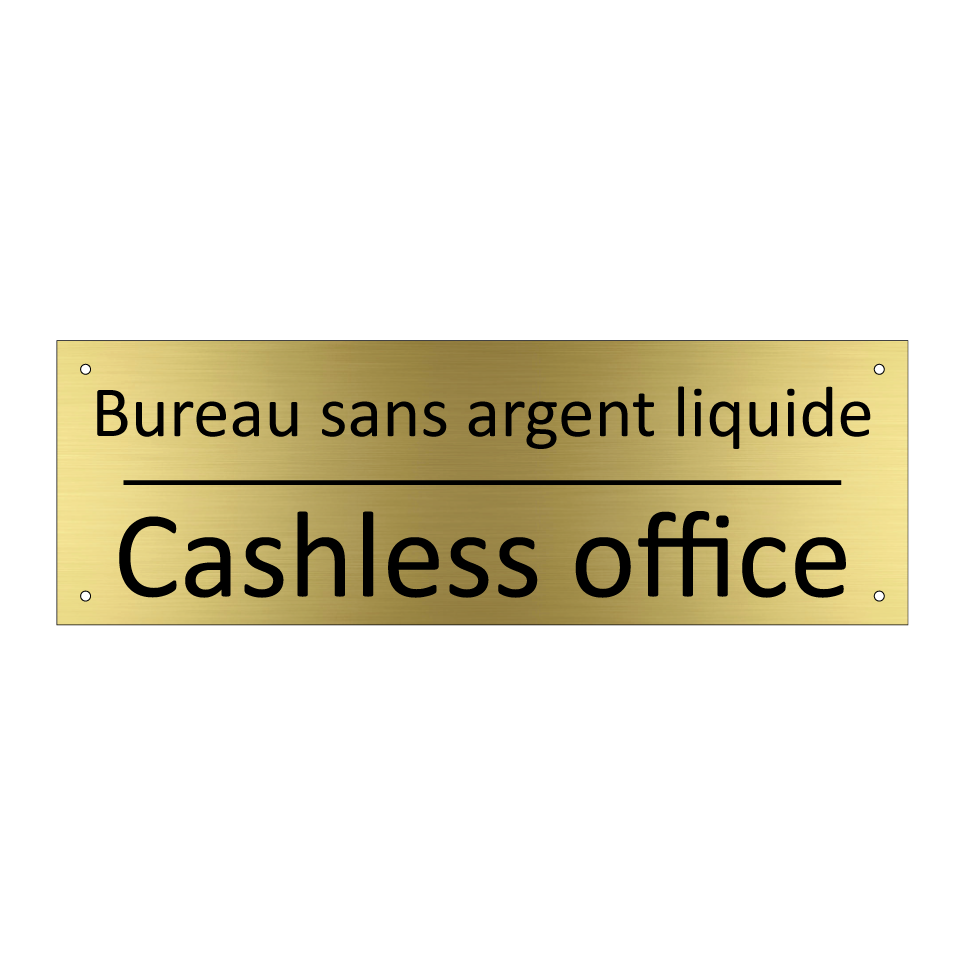 Bureau sans argent liquide - Cashless office