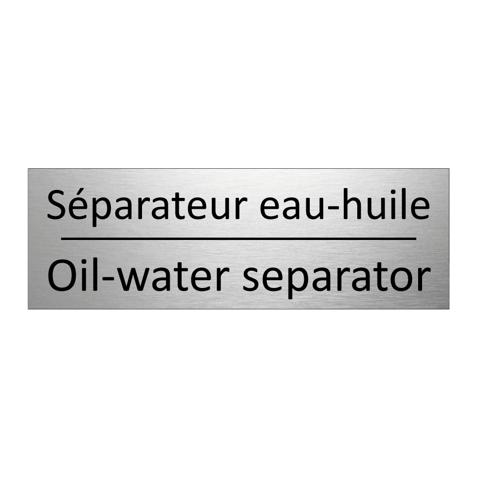 Séparateur eau-huile - Oil-water separator