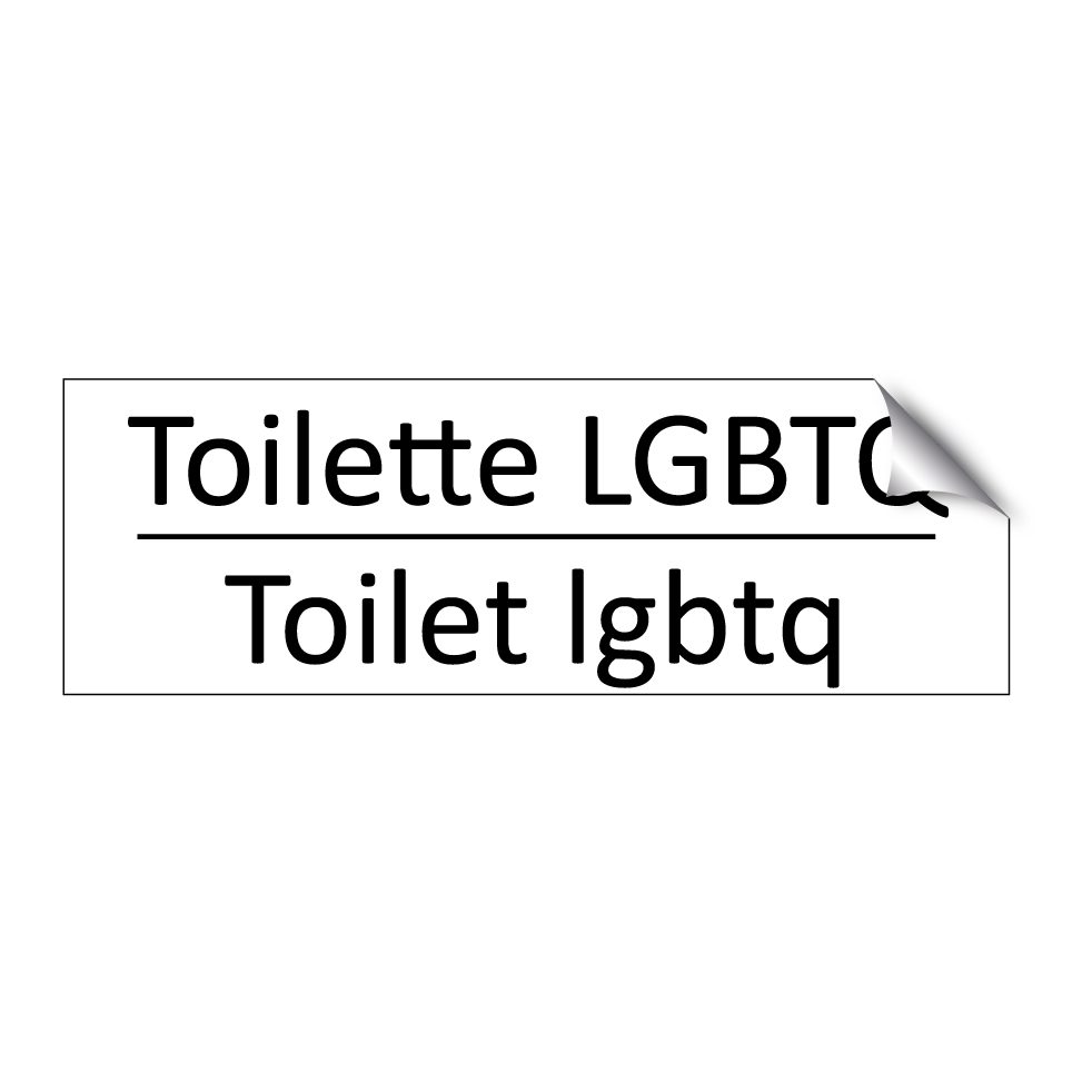 Toilette LGBTQ - Toilet lgbtq