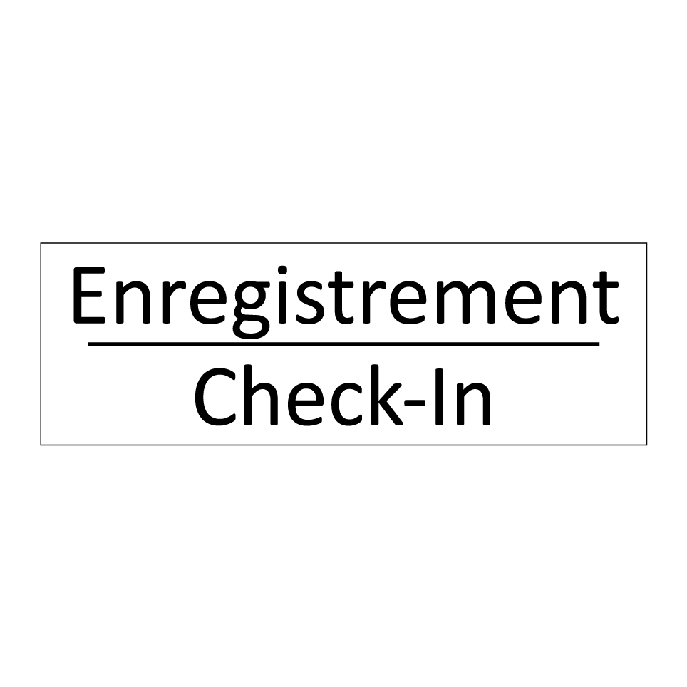 Enregistrement - Check-In