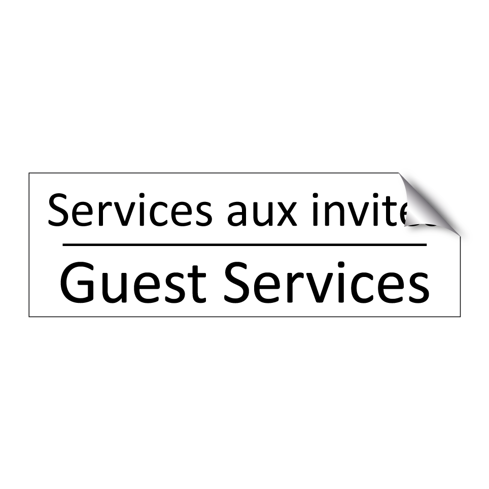 Services aux invités - Guest Services