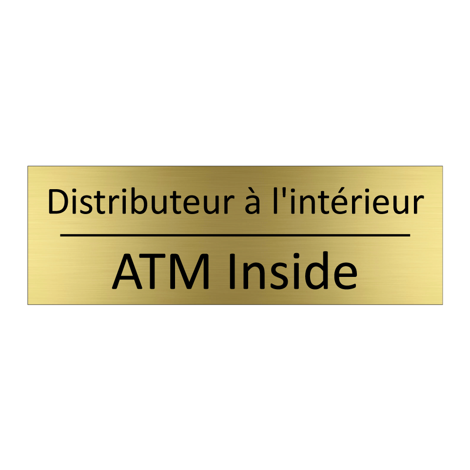 Distributeur à l'intérieur - ATM Inside