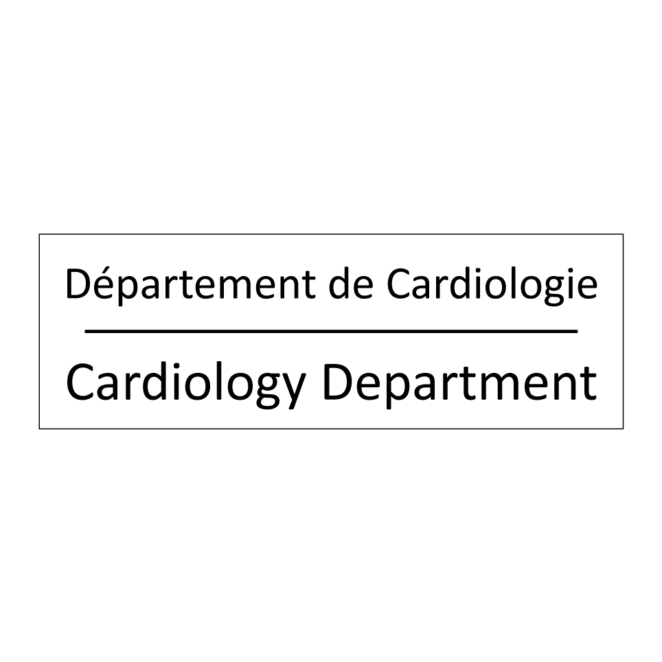 Département de Cardiologie - Cardiology Department