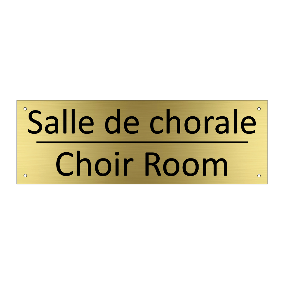 Salle de chorale - Choir Room