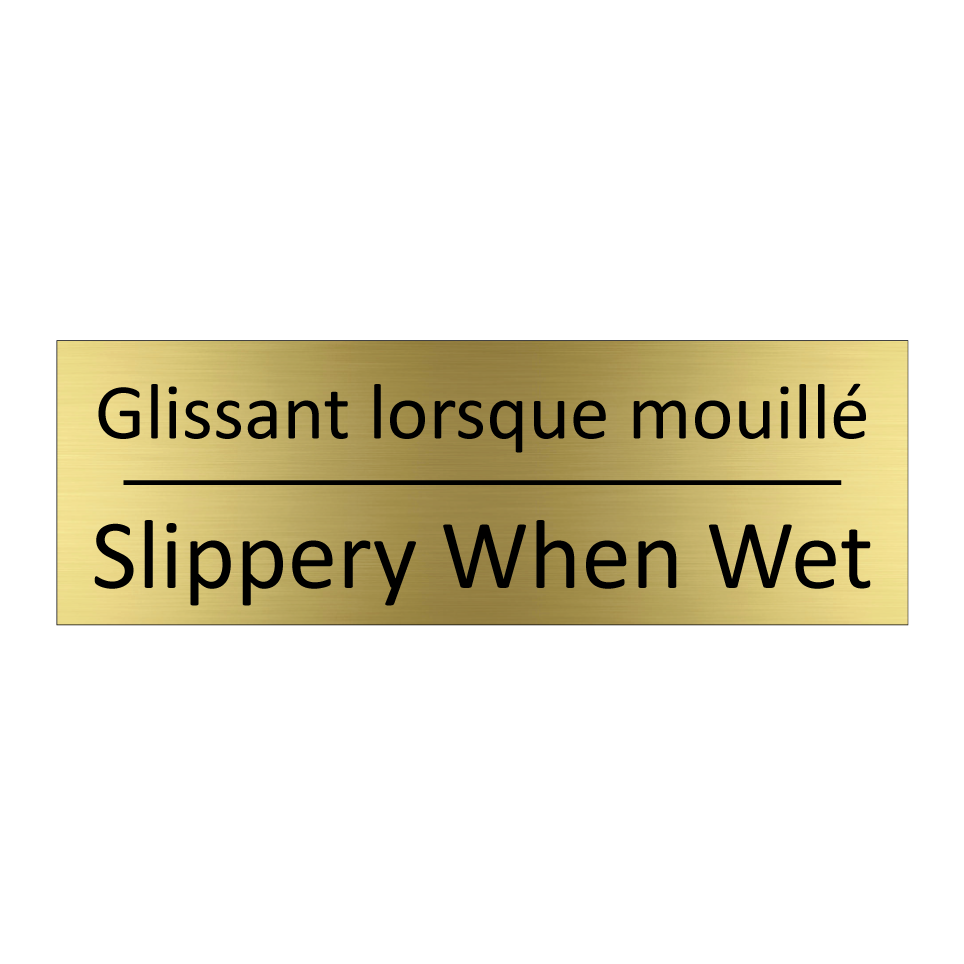 Glissant lorsque mouillé - Slippery When Wet