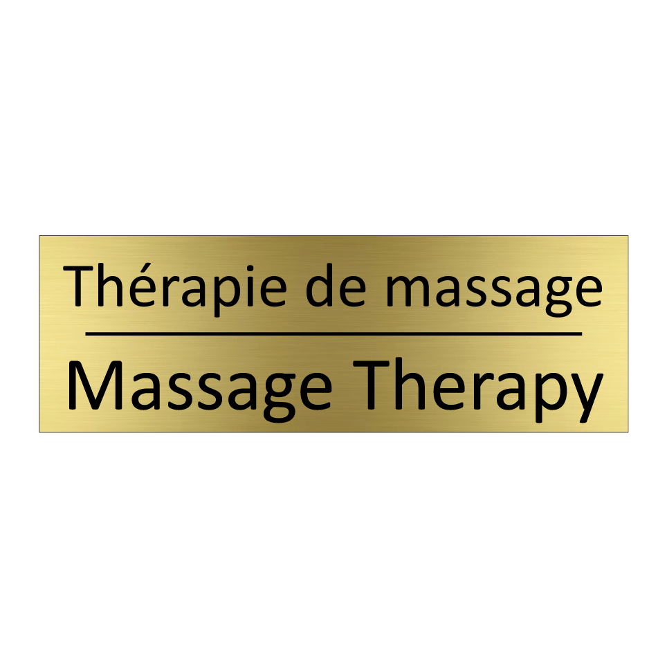 Thérapie de massage - Massage Therapy