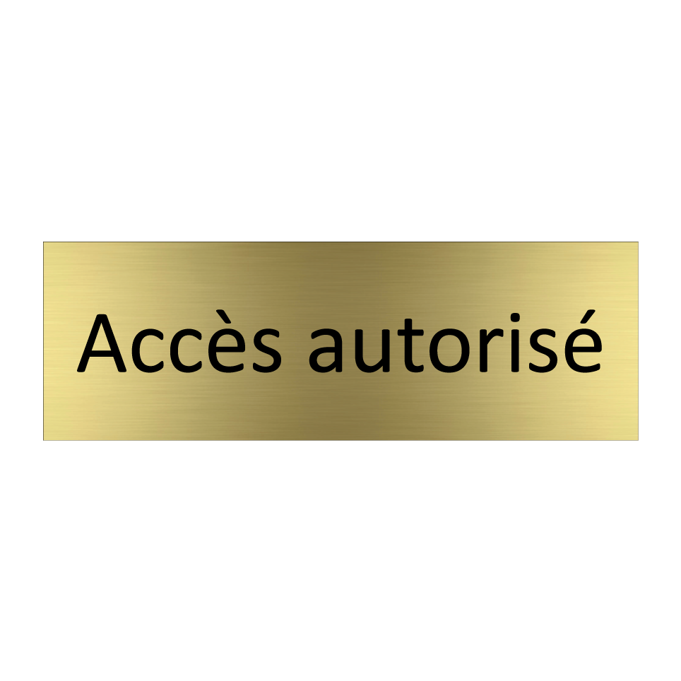 Accès autorisé