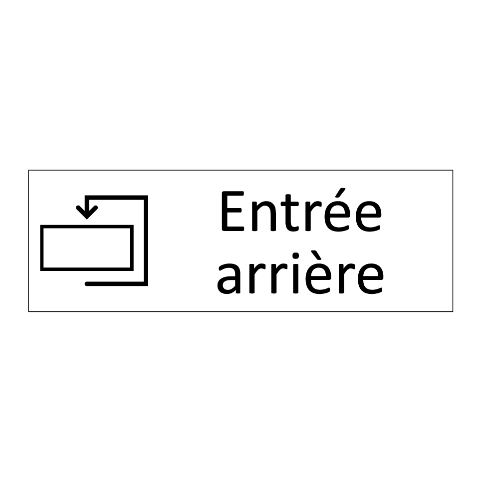 Entrée arrière