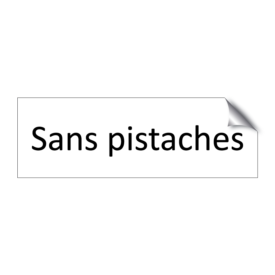 Sans pistaches