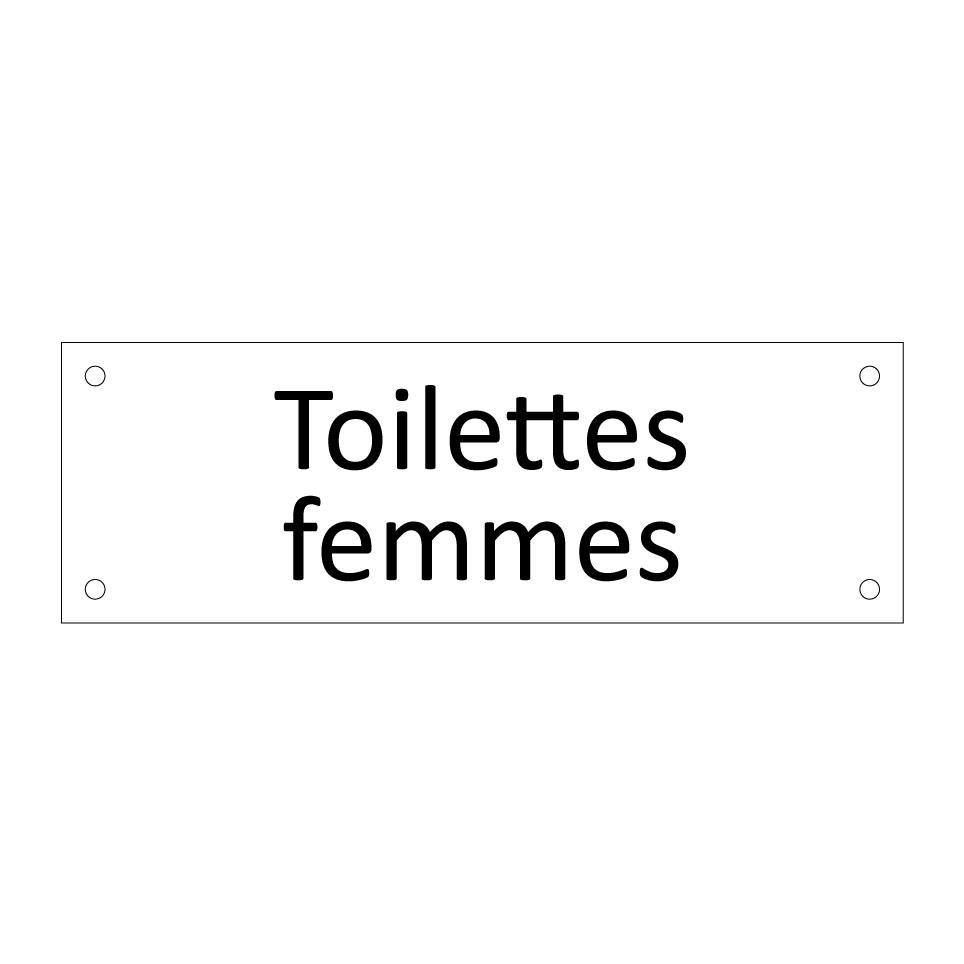 Toilettes femmes