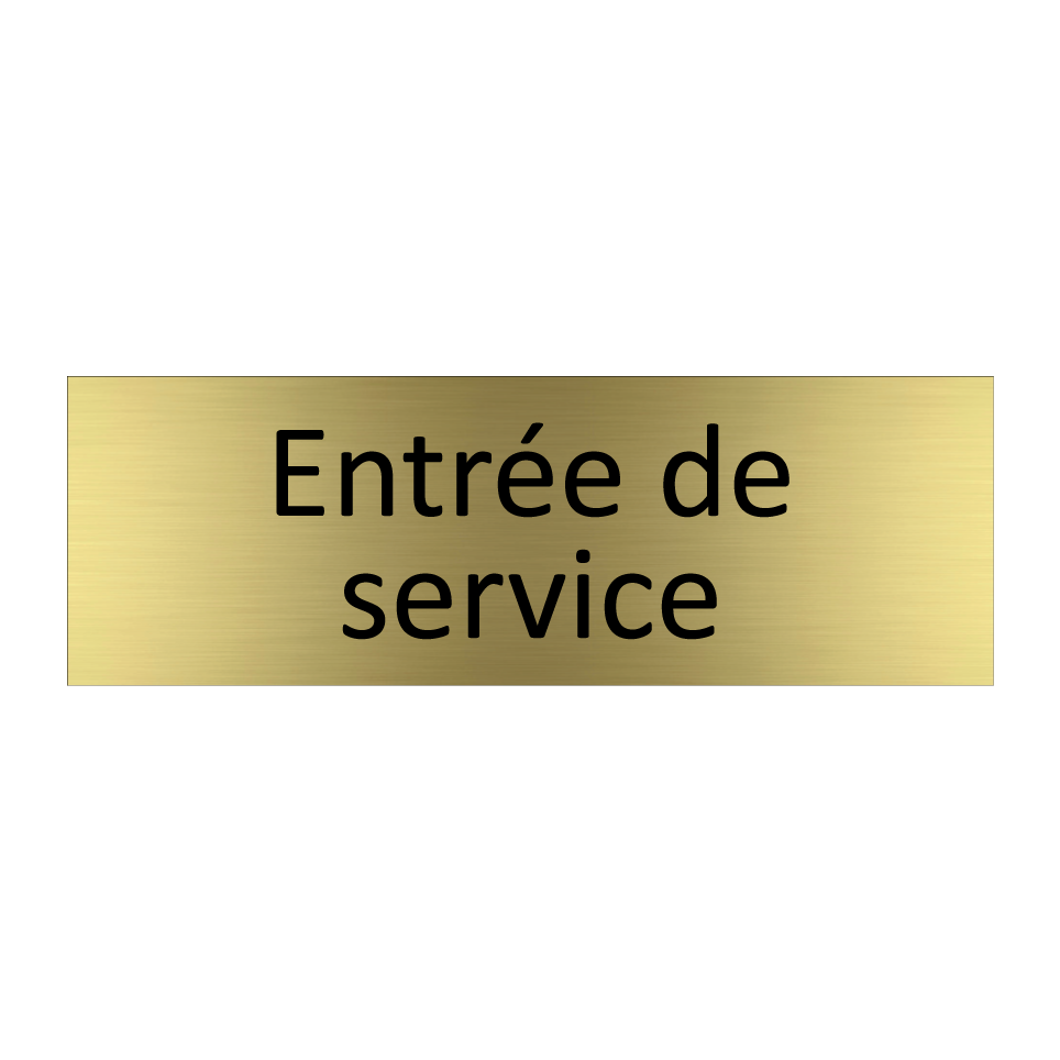 Entrée de service