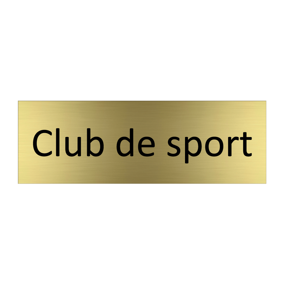Club de sport