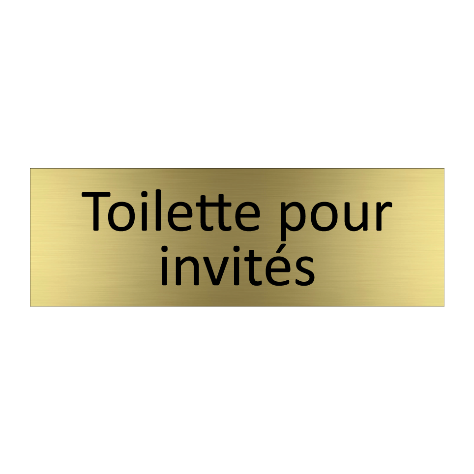 Toilette pour invités