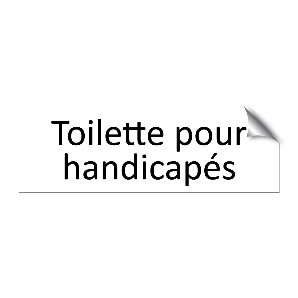 Toilette pour handicapés