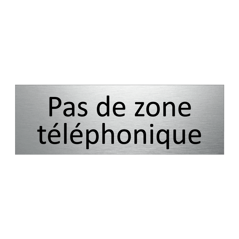 Pas de zone téléphonique