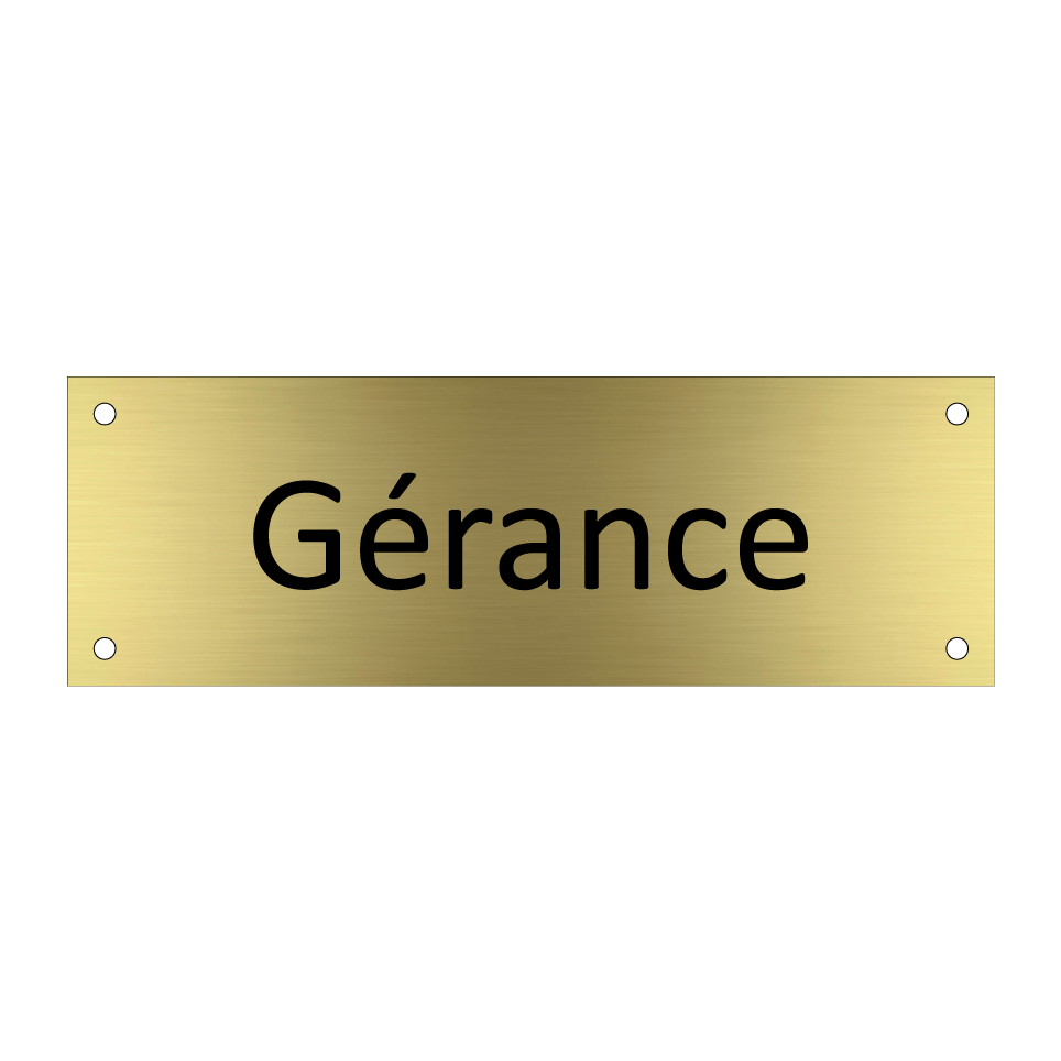 Gérance & Gérance & Gérance