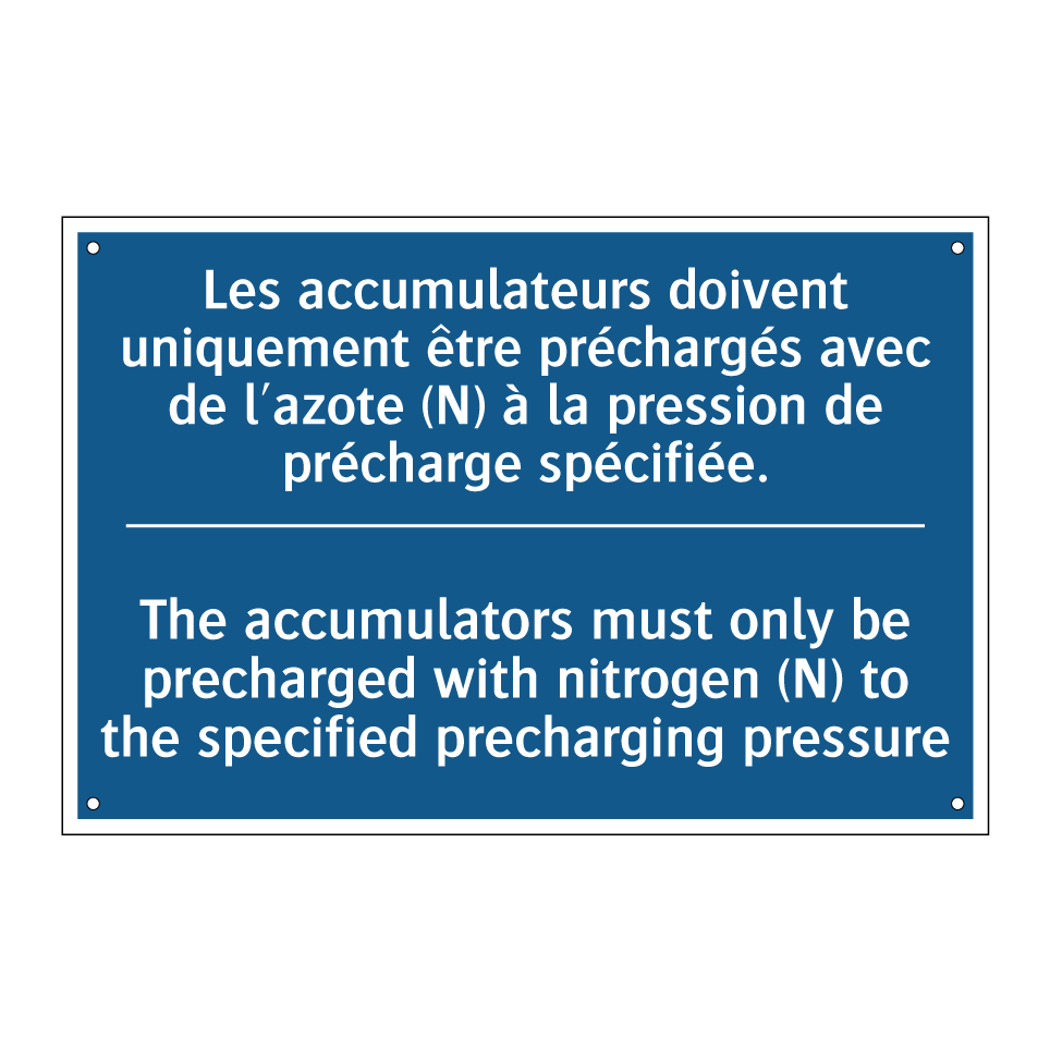 Les accumulateurs doivent uniquement /.../ - The accumulators must only be /.../
