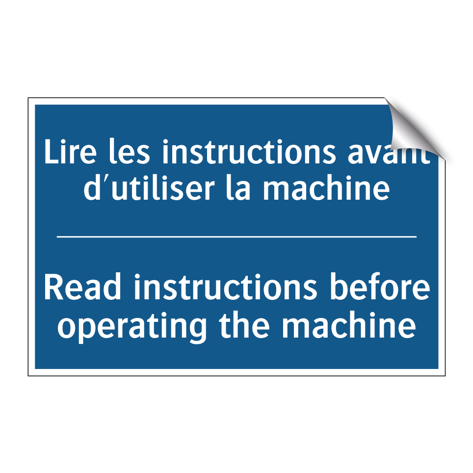 Lire les instructions avant d'utiliser /.../ - Read instructions before operating /.../