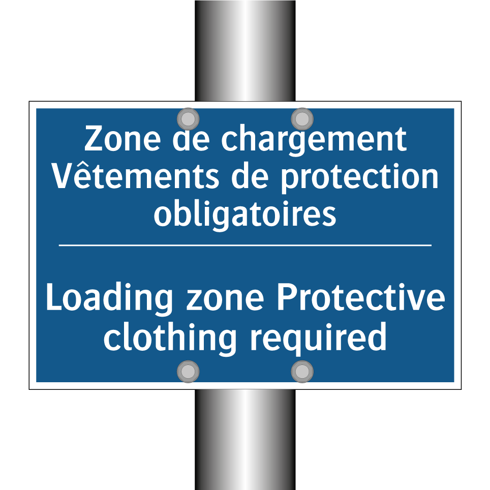 Zone de chargement Vêtements de /.../ - Loading zone Protective clothing /.../