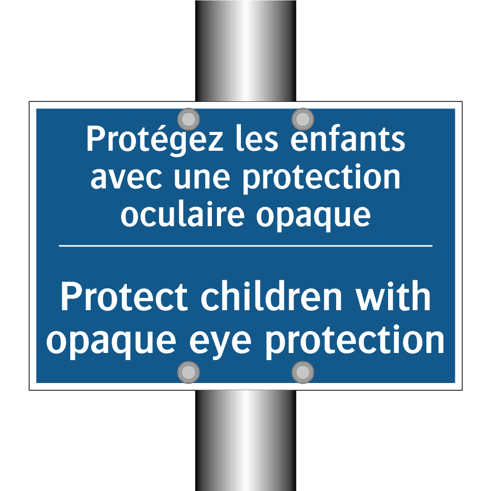 Protégez les enfants avec une /.../ - Protect children with opaque eye /.../