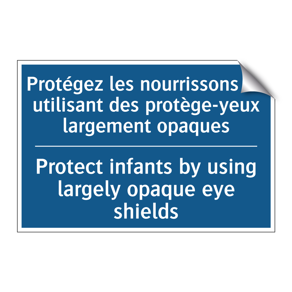 Protégez les nourrissons en utilisant /.../ - Protect infants by using largely /.../