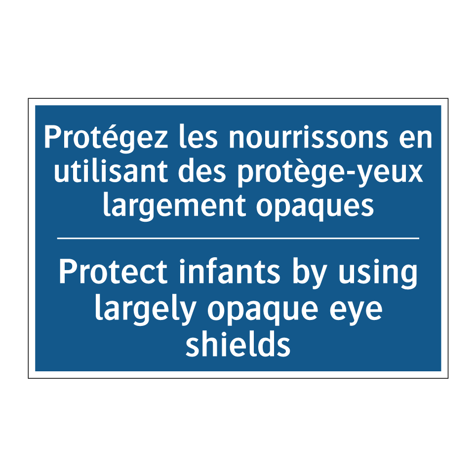 Protégez les nourrissons en utilisant /.../ - Protect infants by using largely /.../