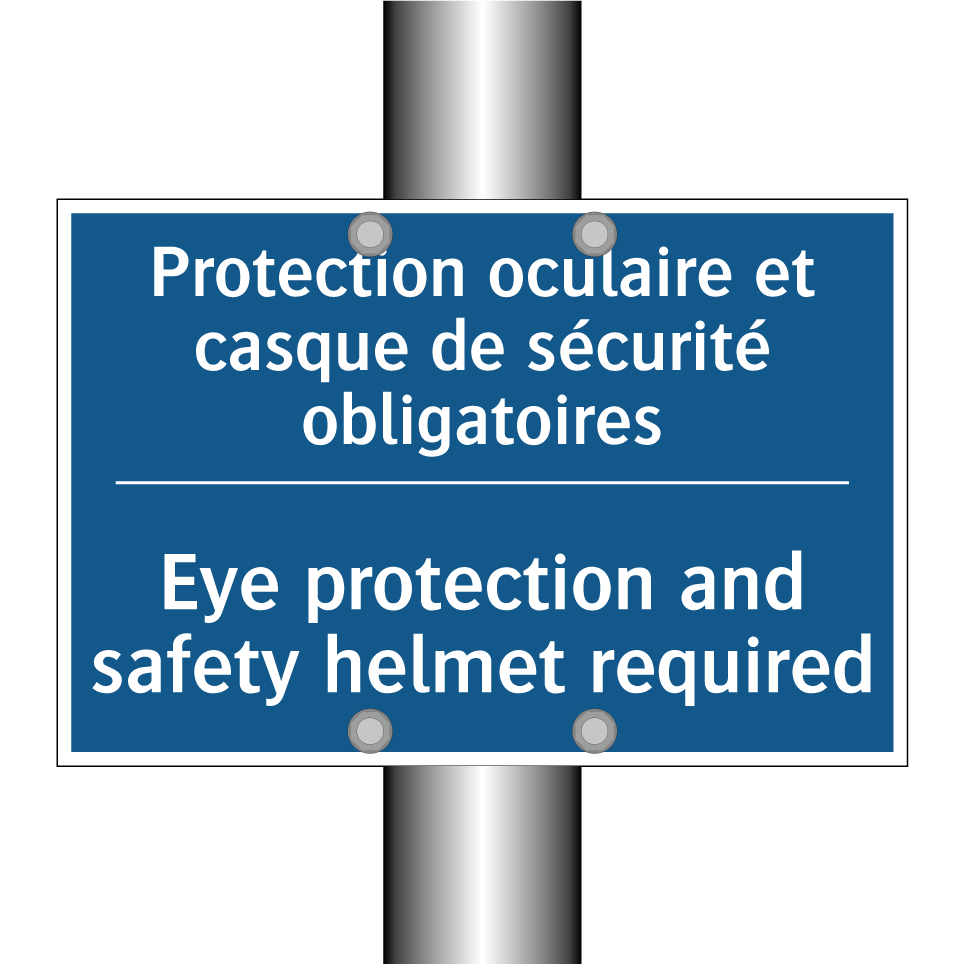 Protection oculaire et casque /.../ - Eye protection and safety helmet /.../