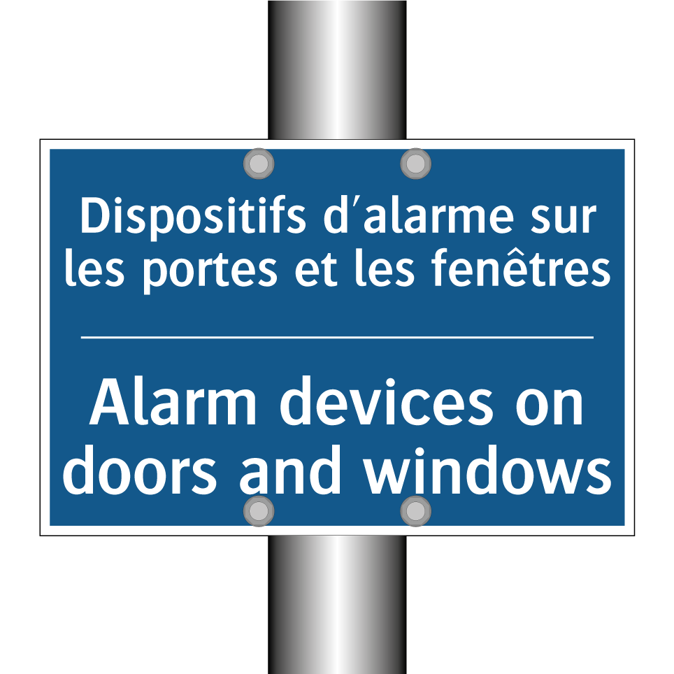 Dispositifs d'alarme sur les portes /.../ - Alarm devices on doors and windows /.../