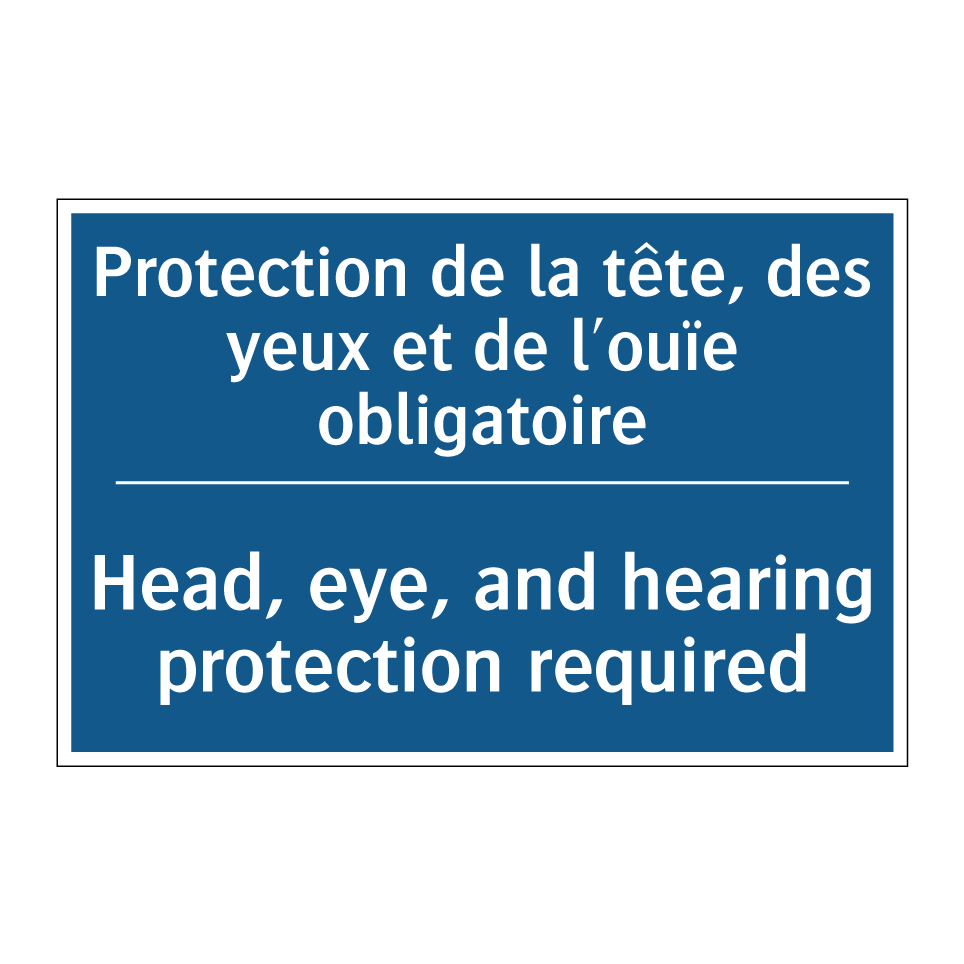 Protection de la tête, des yeux /.../ - Head, eye, and hearing protection /.../