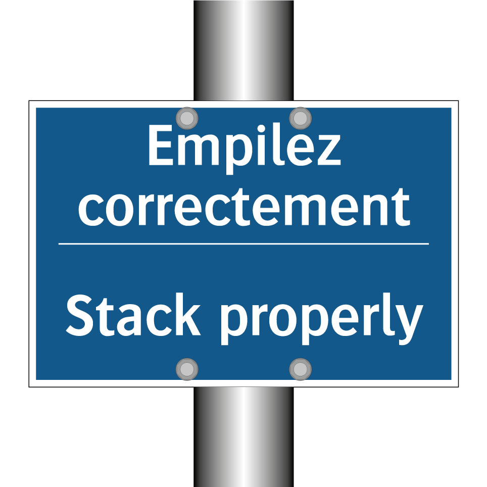 Empilez correctement - Stack properly