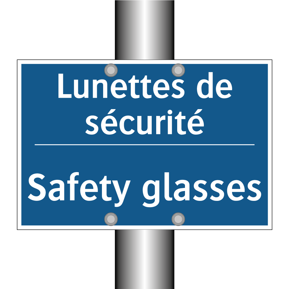 Lunettes de sécurité - Safety glasses
