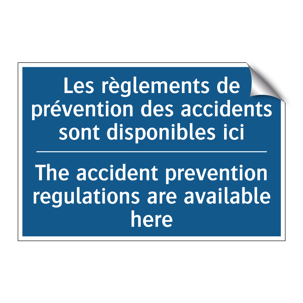Les règlements de prévention des /.../ - The accident prevention regulations /.../