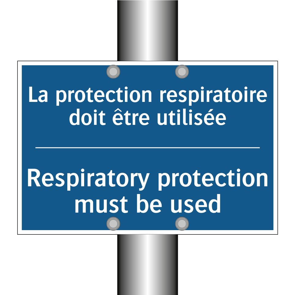 La protection respiratoire doit /.../ - Respiratory protection must be /.../
