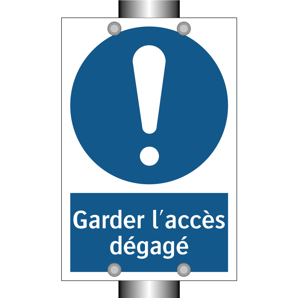 Garder l'accès dégagé