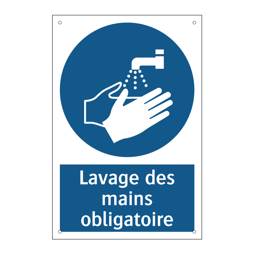 Lavage des mains obligatoire