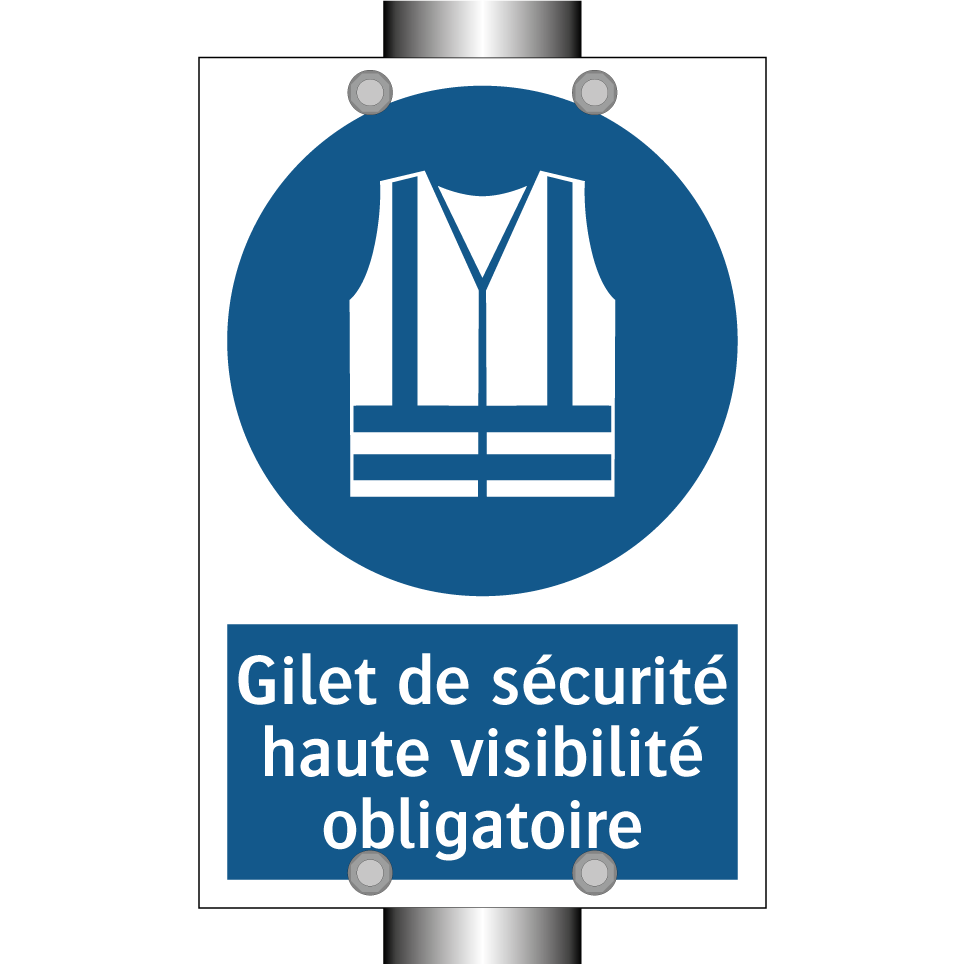 Gilet de sécurité haute visibilité obligatoire