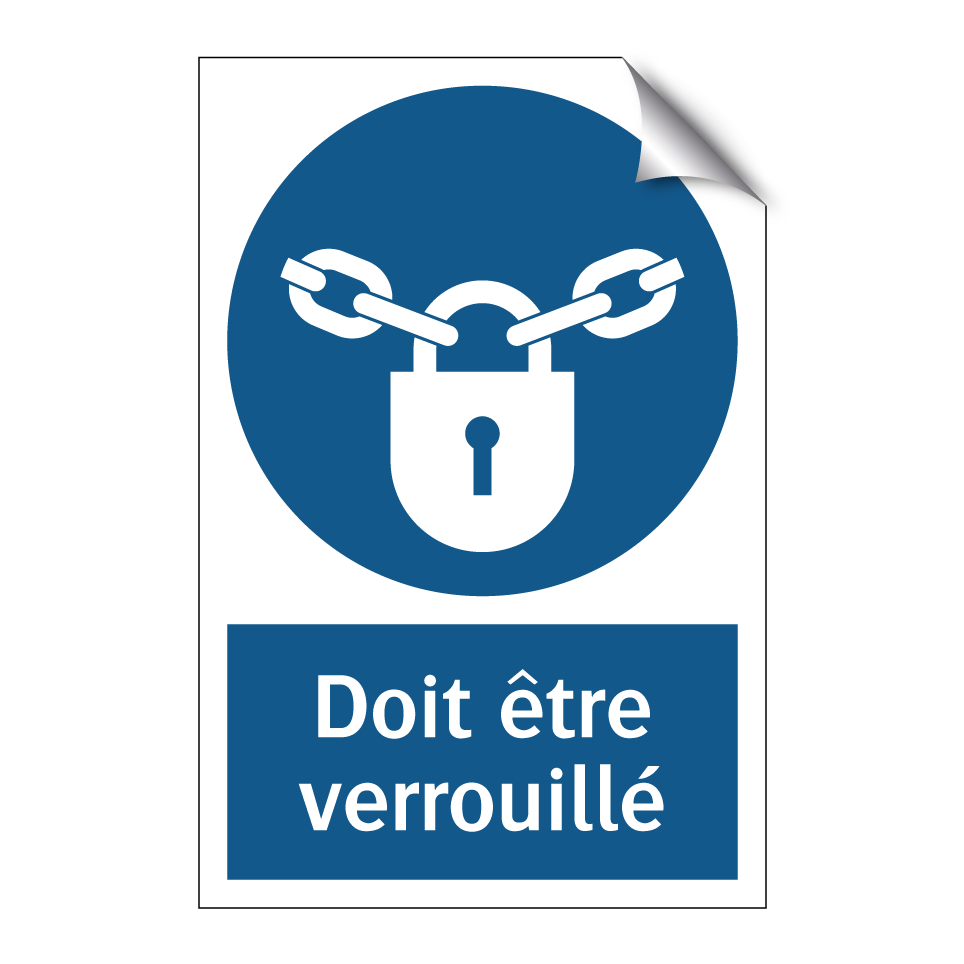 Doit être verrouillé
