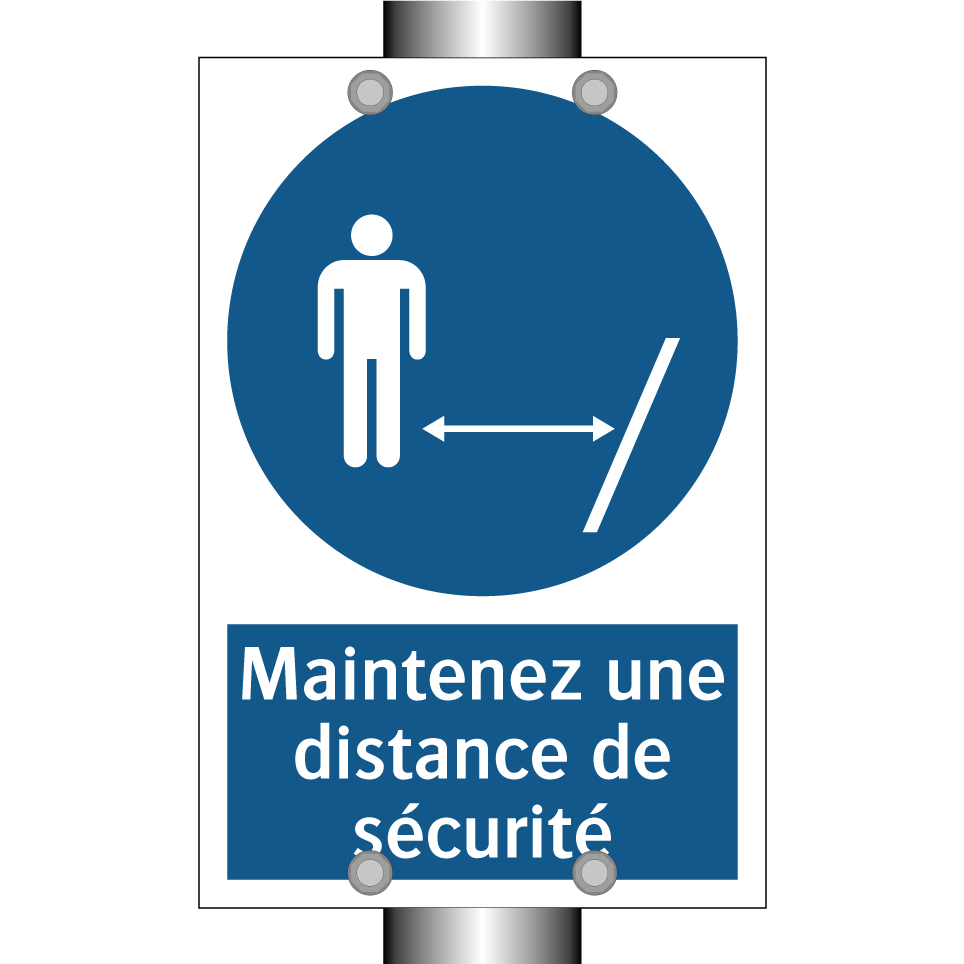 Maintenez une distance de sécurité