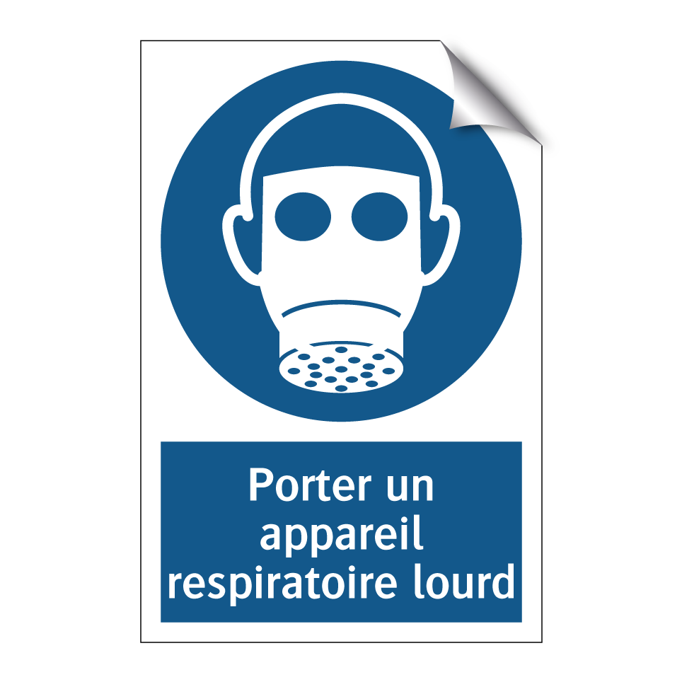 Porter un appareil respiratoire lourd