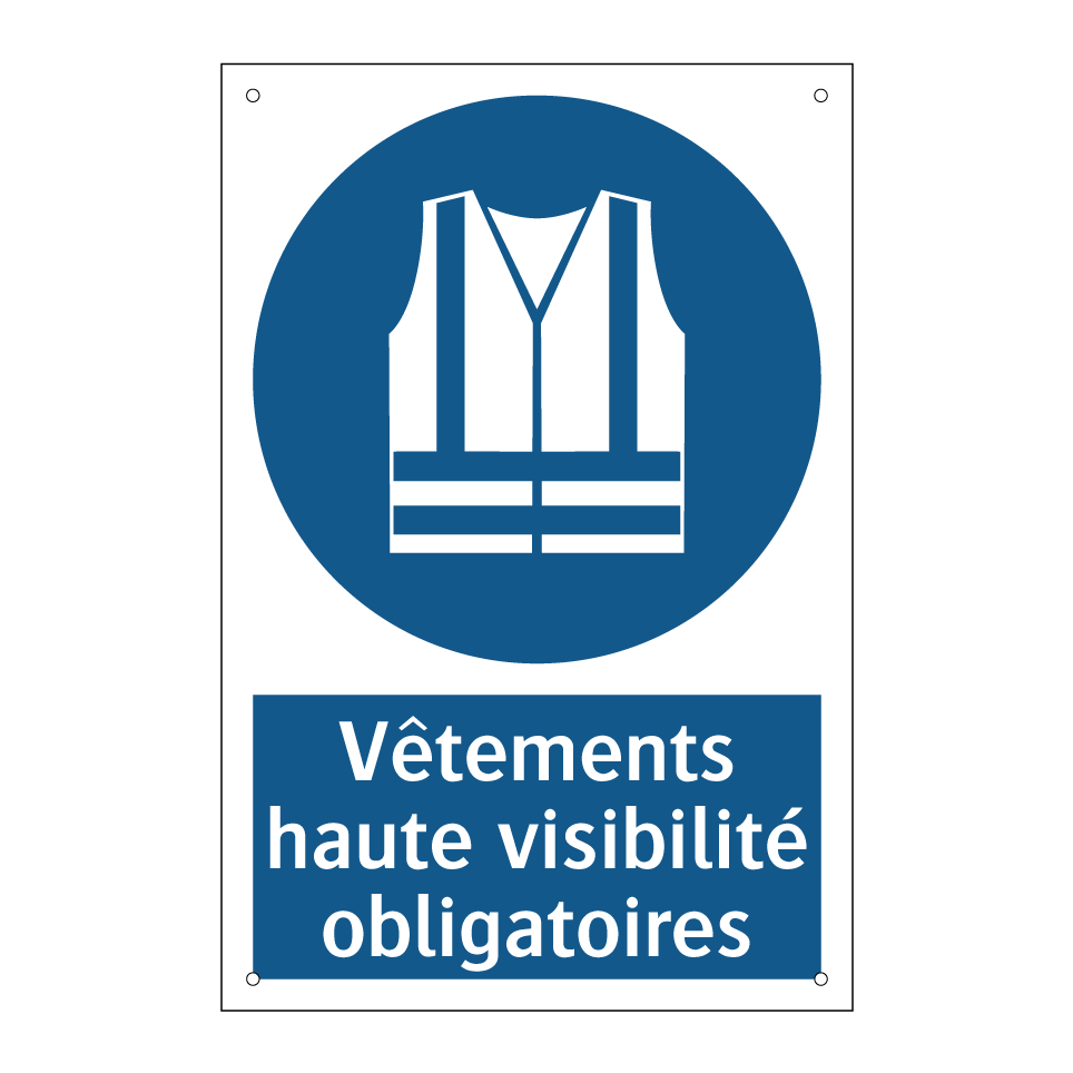 Vêtements haute visibilité obligatoires