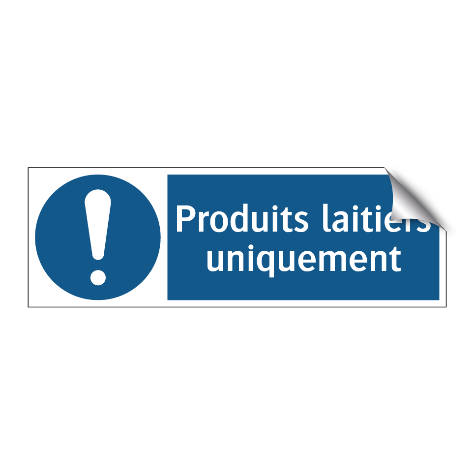 Produits laitiers uniquement