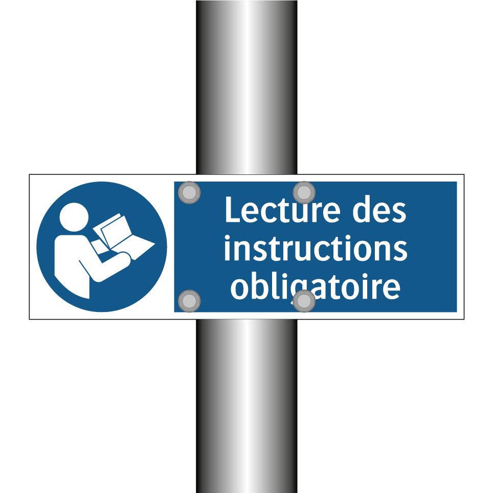 Lecture des instructions obligatoire