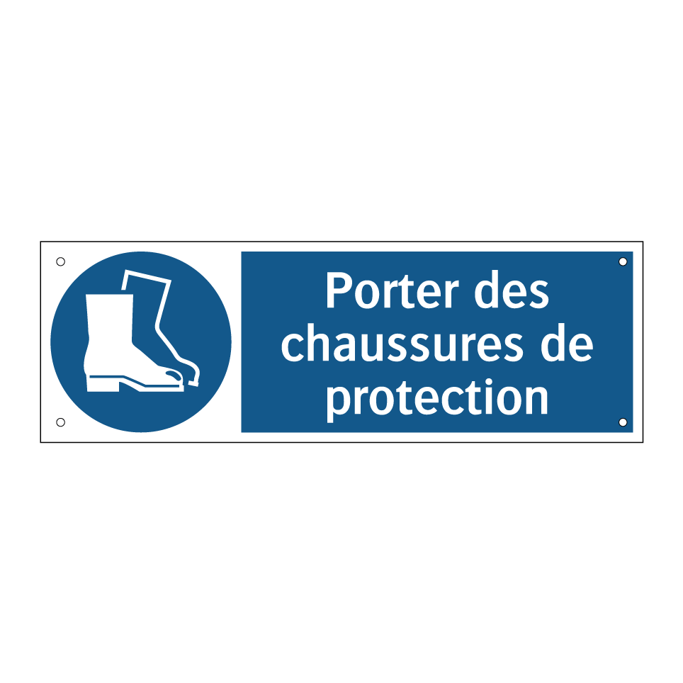 Porter des chaussures de protection