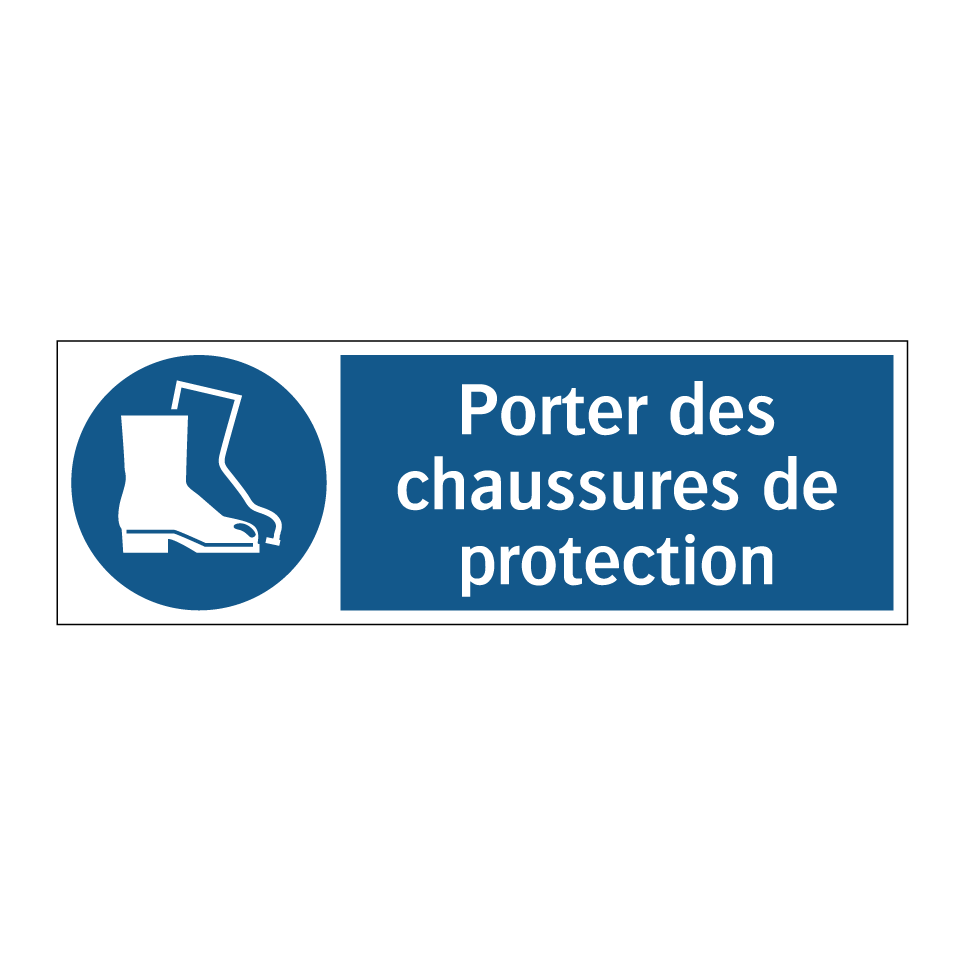 Porter des chaussures de protection