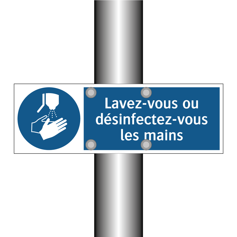 Lavez-vous ou désinfectez-vous les mains